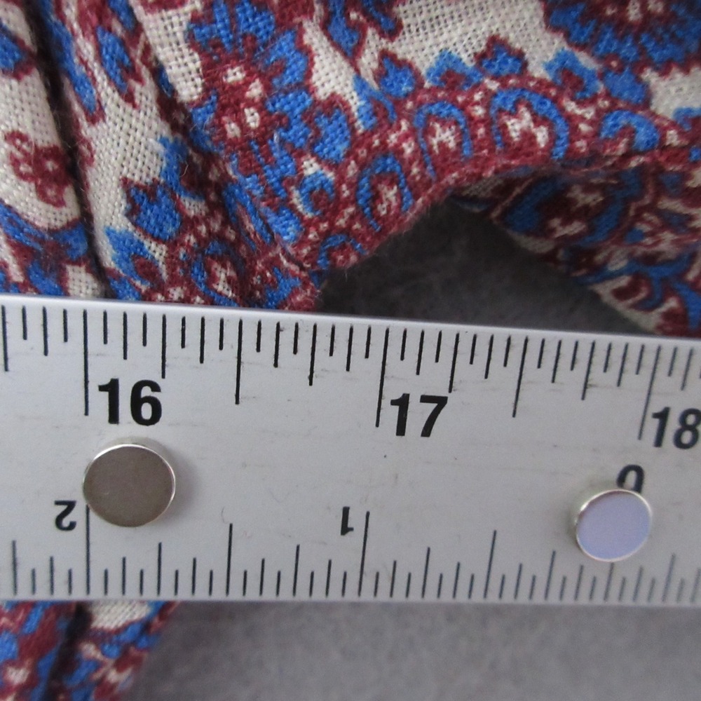 J Crew Dress MT Linen Palermo Smocked Waist Floral Bouquet Boho Cottage Core - Picture 9 of 11